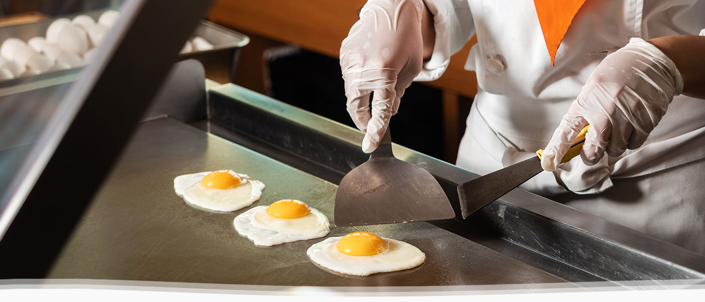 朝食ビュッフェ